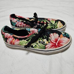 Vans Hawaiian Tropical Sneakers Women's SZ 7 Men's SZ 5.5 Multicolor Casual VGUC